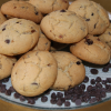 double choc chip cookies